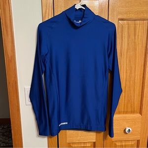 Under Armour compression cold gear mock. Royal blue size large. Grip wai…